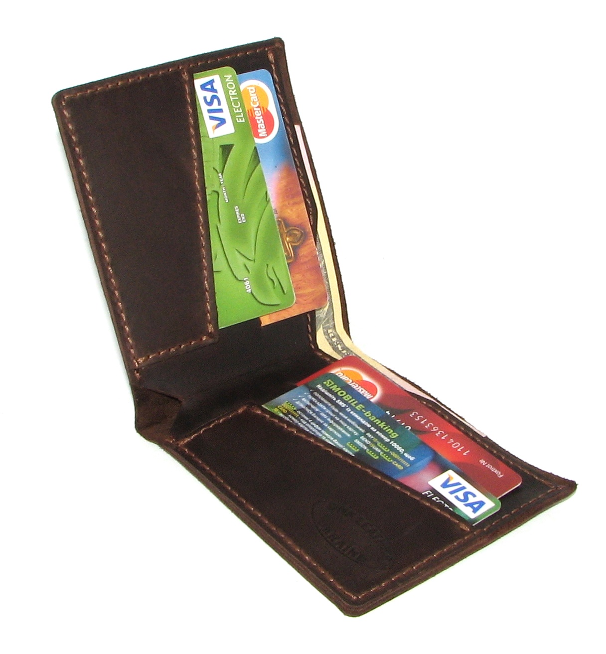 Портмоне DNK Leather коричневое Портмоне DNK Leather коричневое